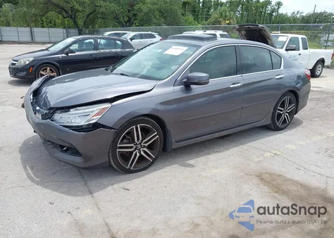 2017 Honda Accord Touring from USA, damaged, VIN 1HGCR3F98HA018618